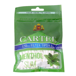 Filtre Cartel Mentol 6/15 mm x 120 pcs Slim